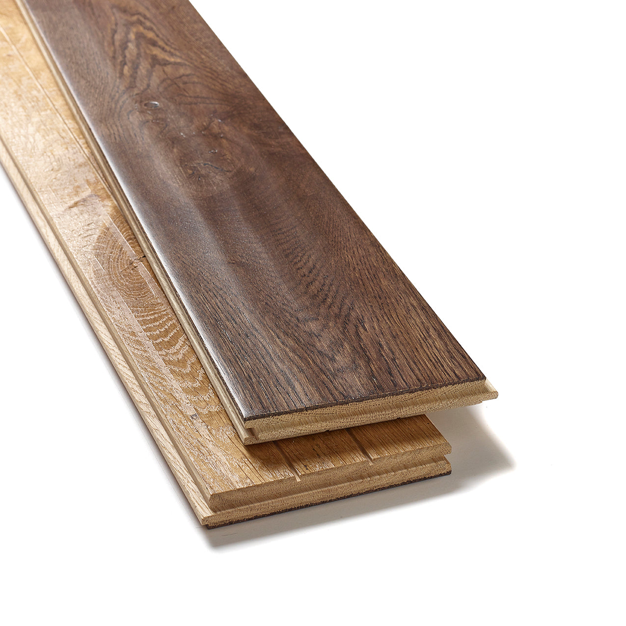 Coffee Oak Hand scrapped UV Lacquered