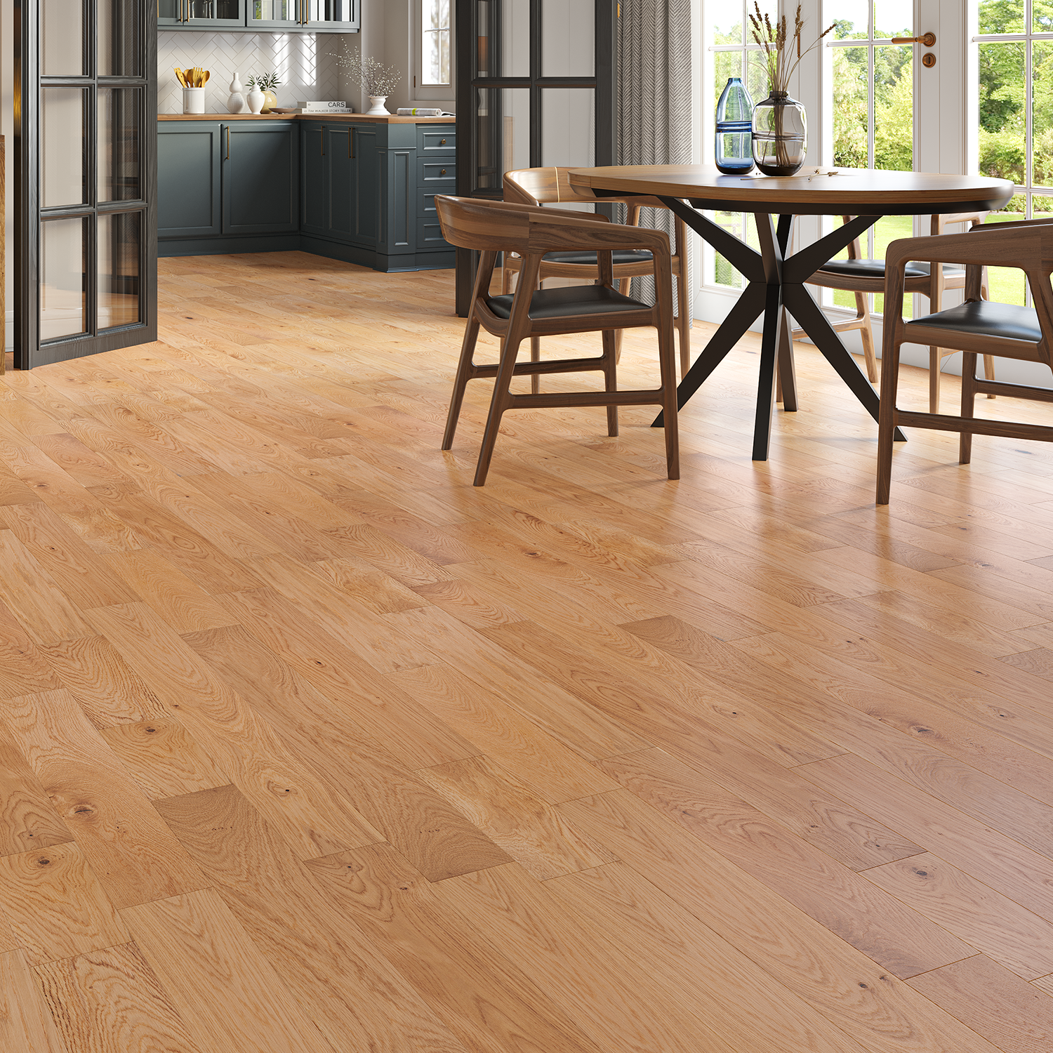 Louvre Oak Straight Engineered