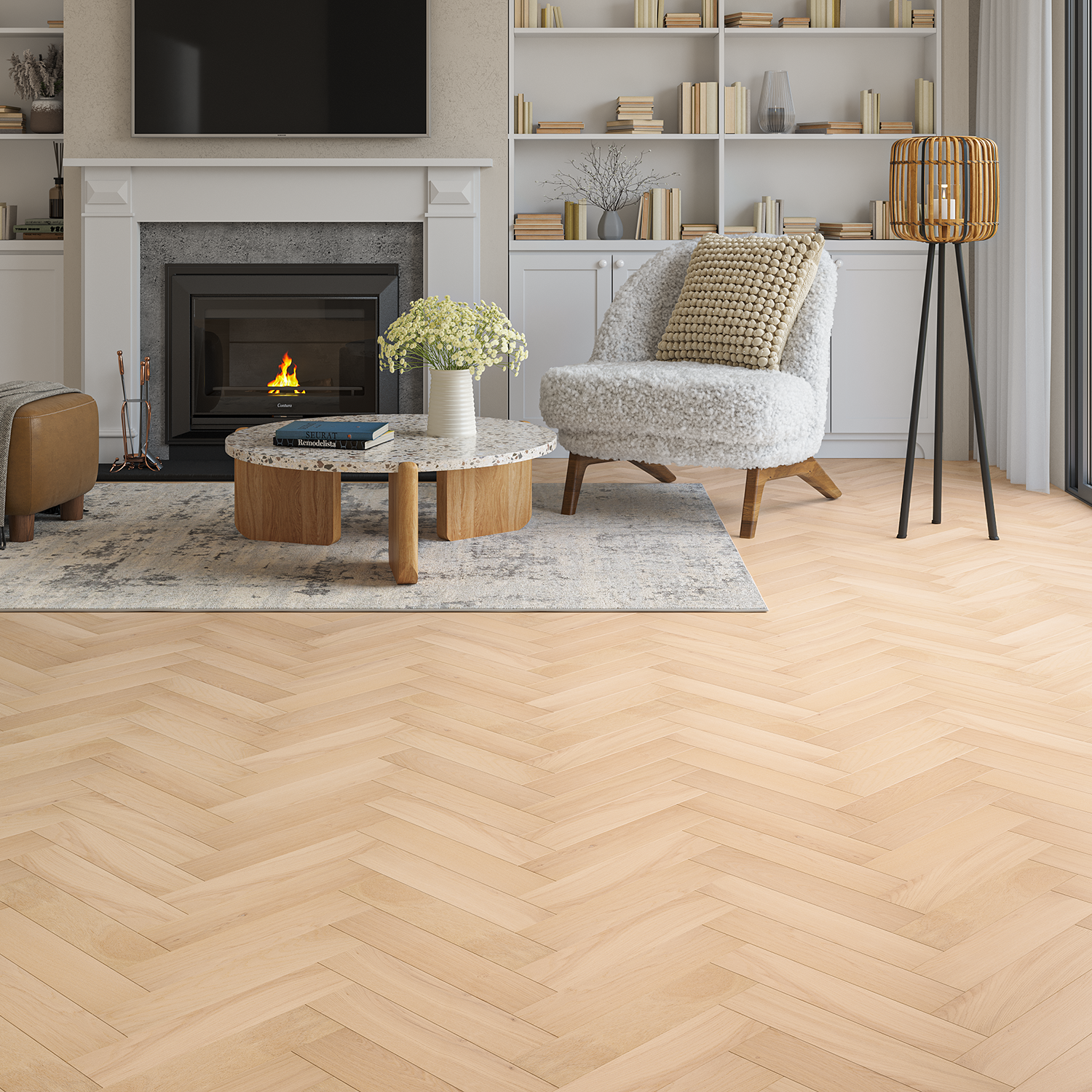 Sungrain Oak Herringbone Engineered