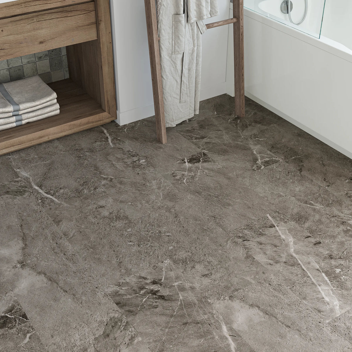 Foundry Tile Effect Click Vinyl SPC