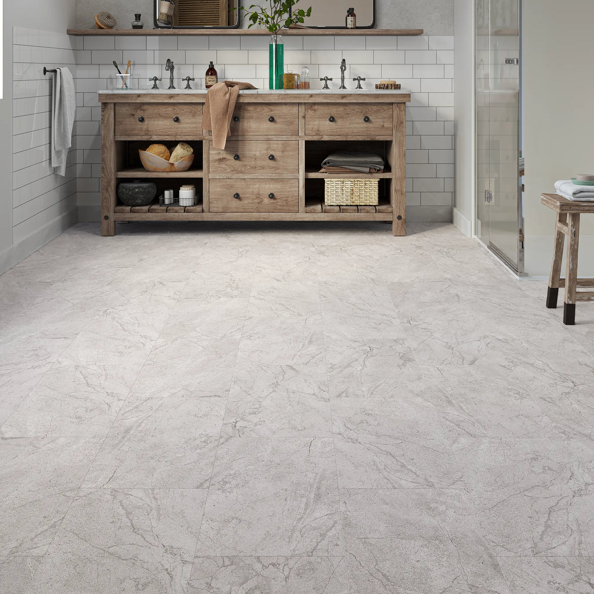 Purbeck Tile Effect Click Vinyl SPC