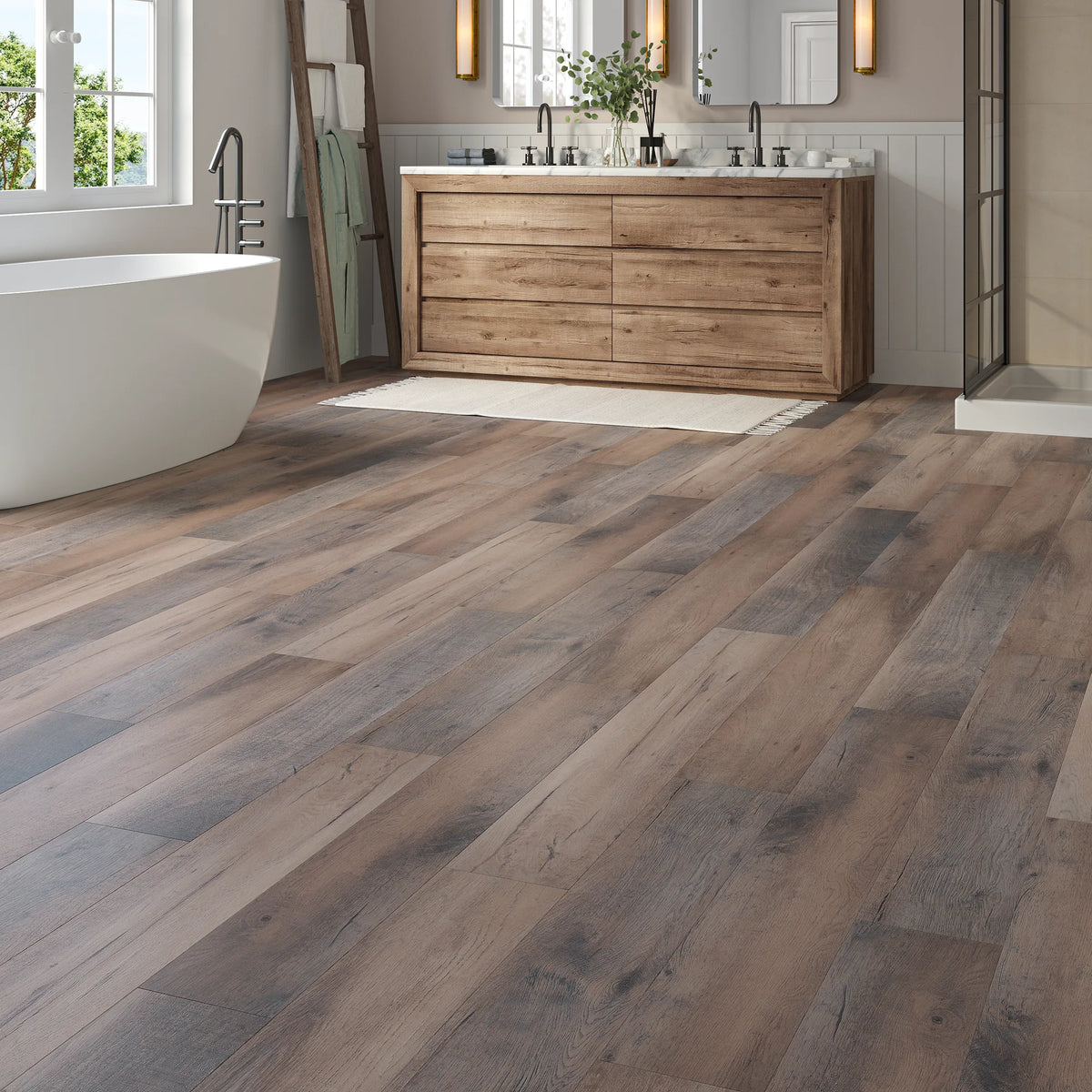 Dartmouth Oak Straight Click Vinyl SPC