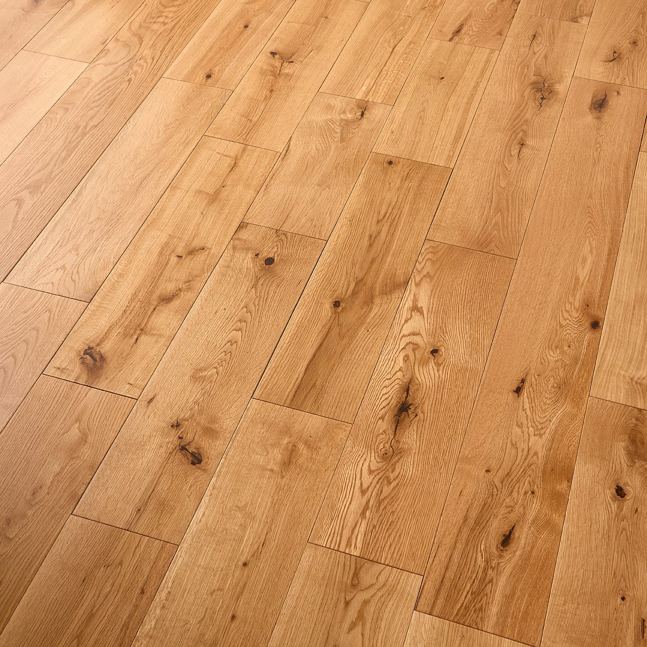 Natural Oak UV Lacquered 150mm Wide Plank