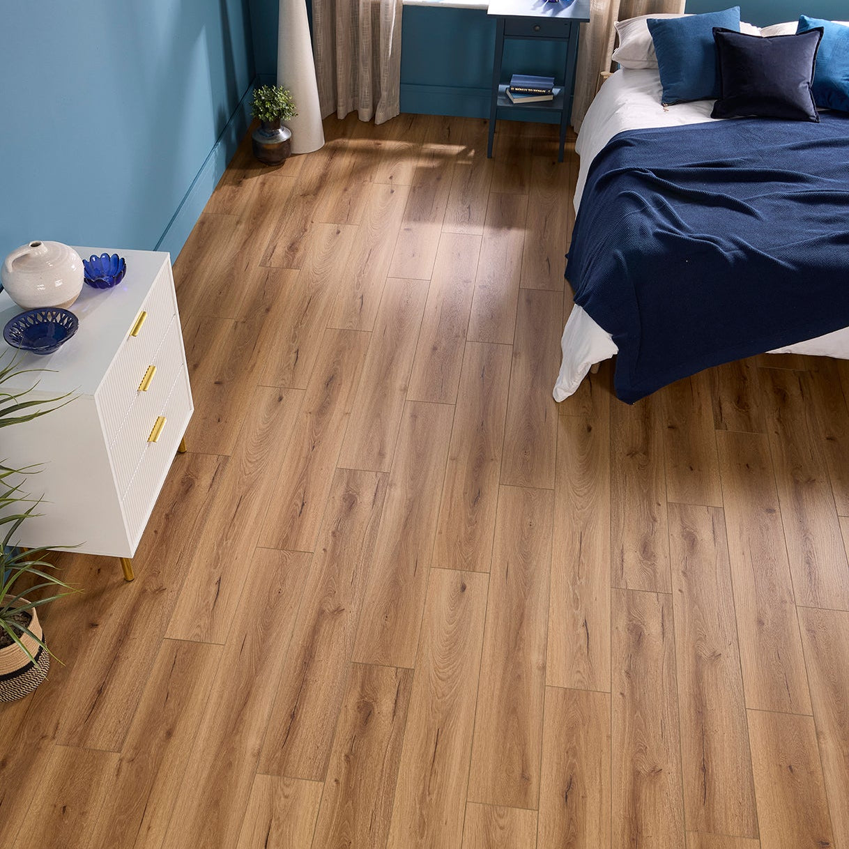 Milano Oak Straight Glue Down LVT