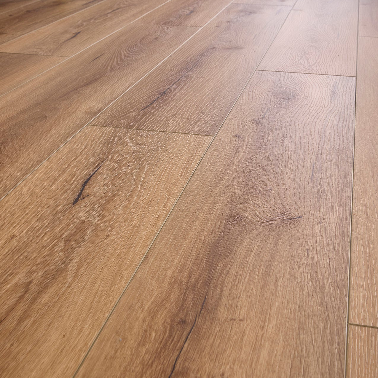 Milano Oak Straight Glue Down LVT