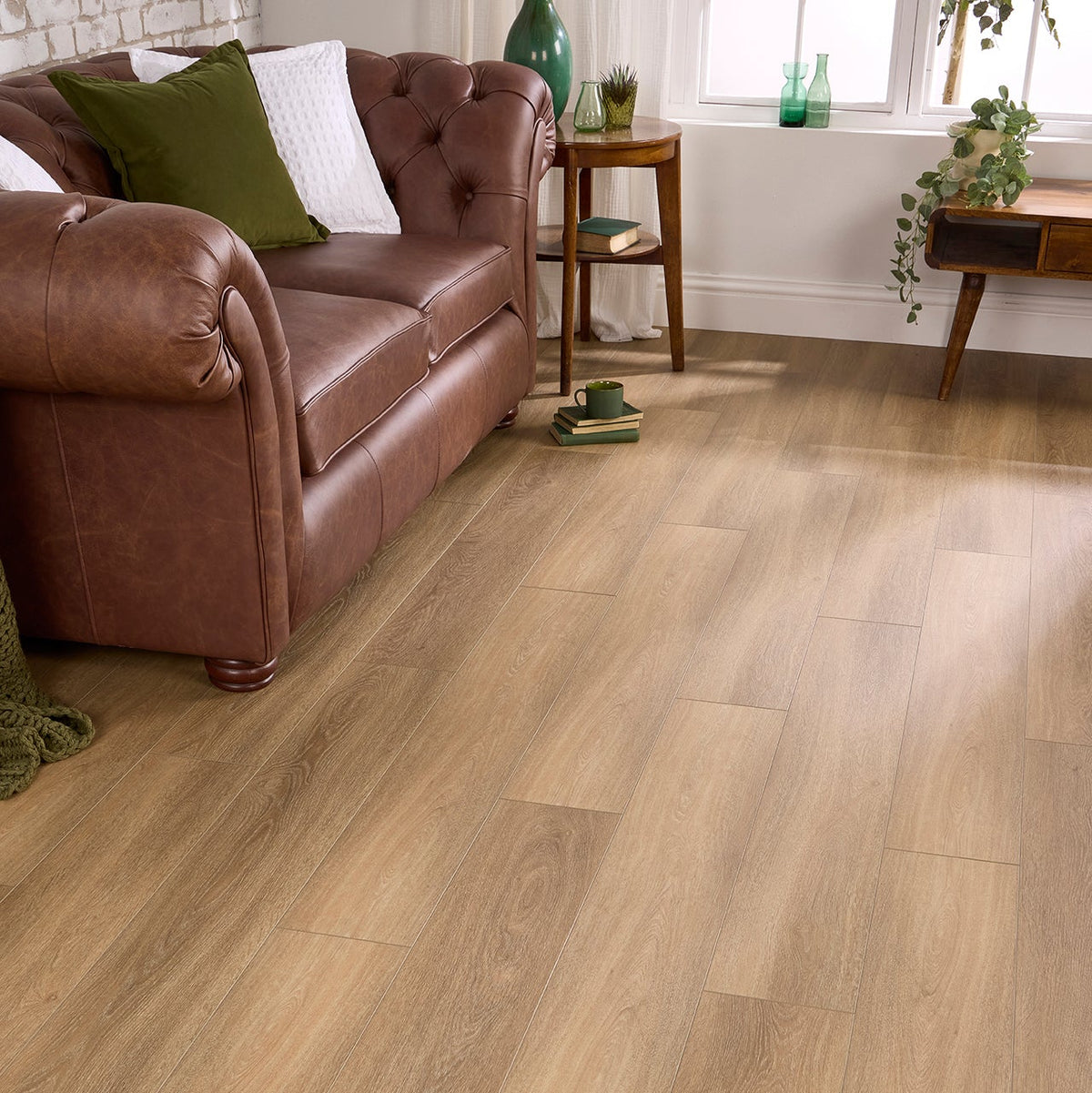 Zermatt Oak Straight Glue Down LVT