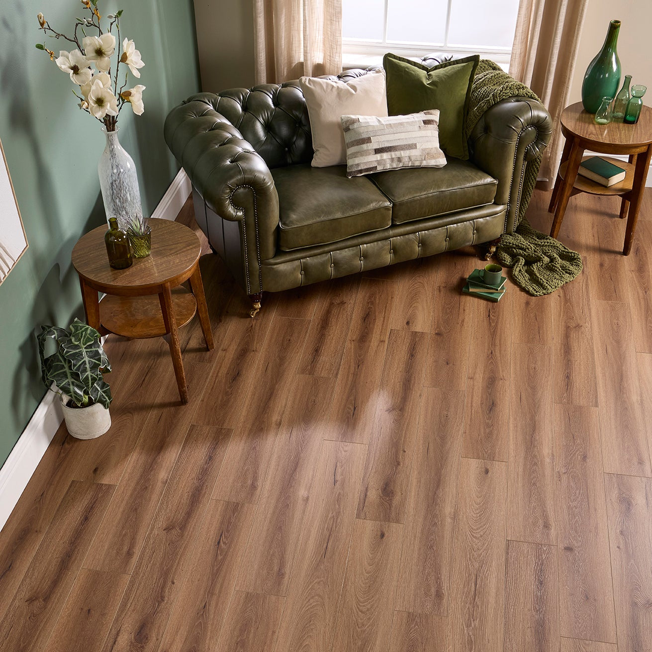 Roma Oak Straight Glue Down LVT