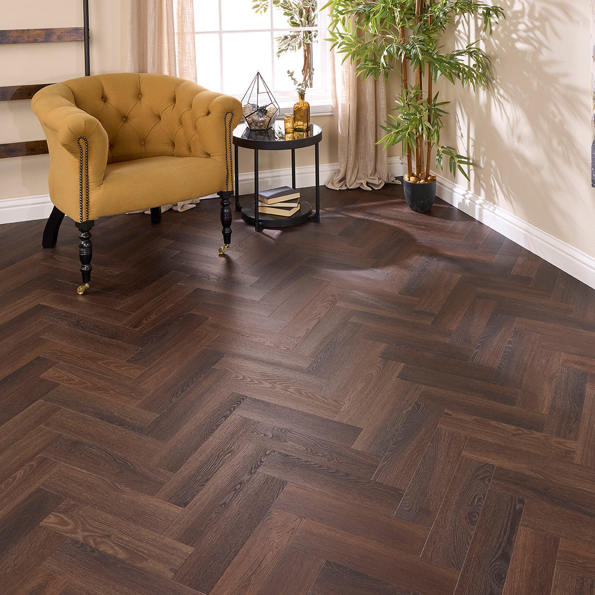 Gstaad Oak Herringbone Glue Down LVT