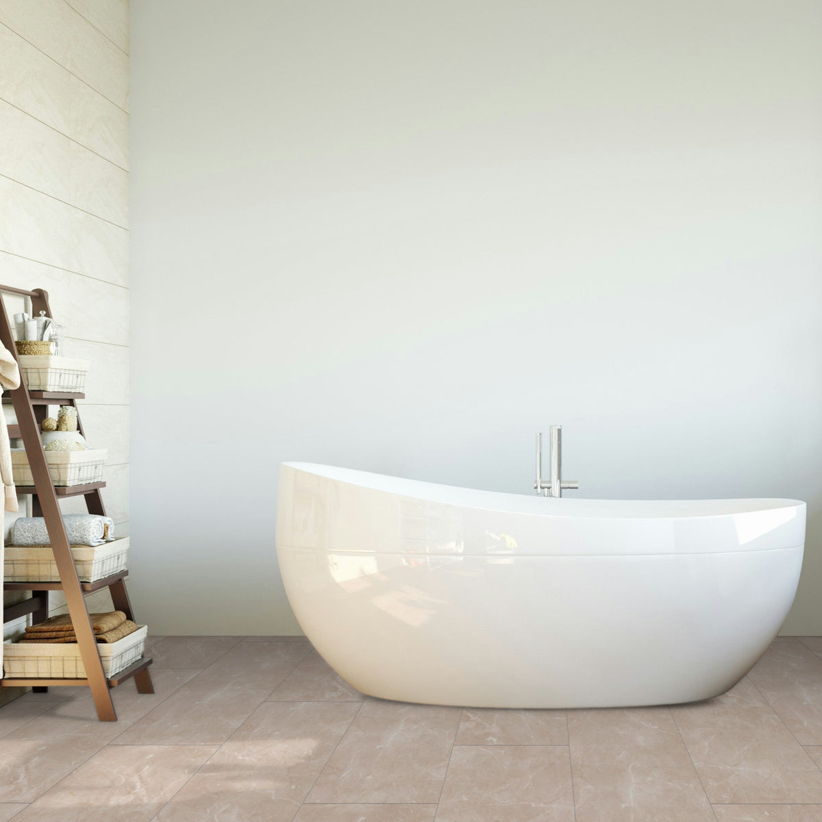 Falquon Stone Botticino Light Tile Laminate