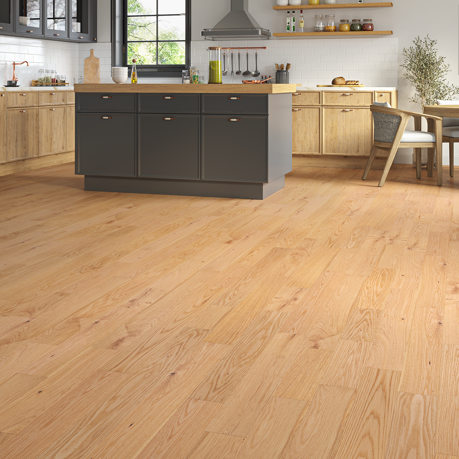 Evergreen Oak Straight Engineered