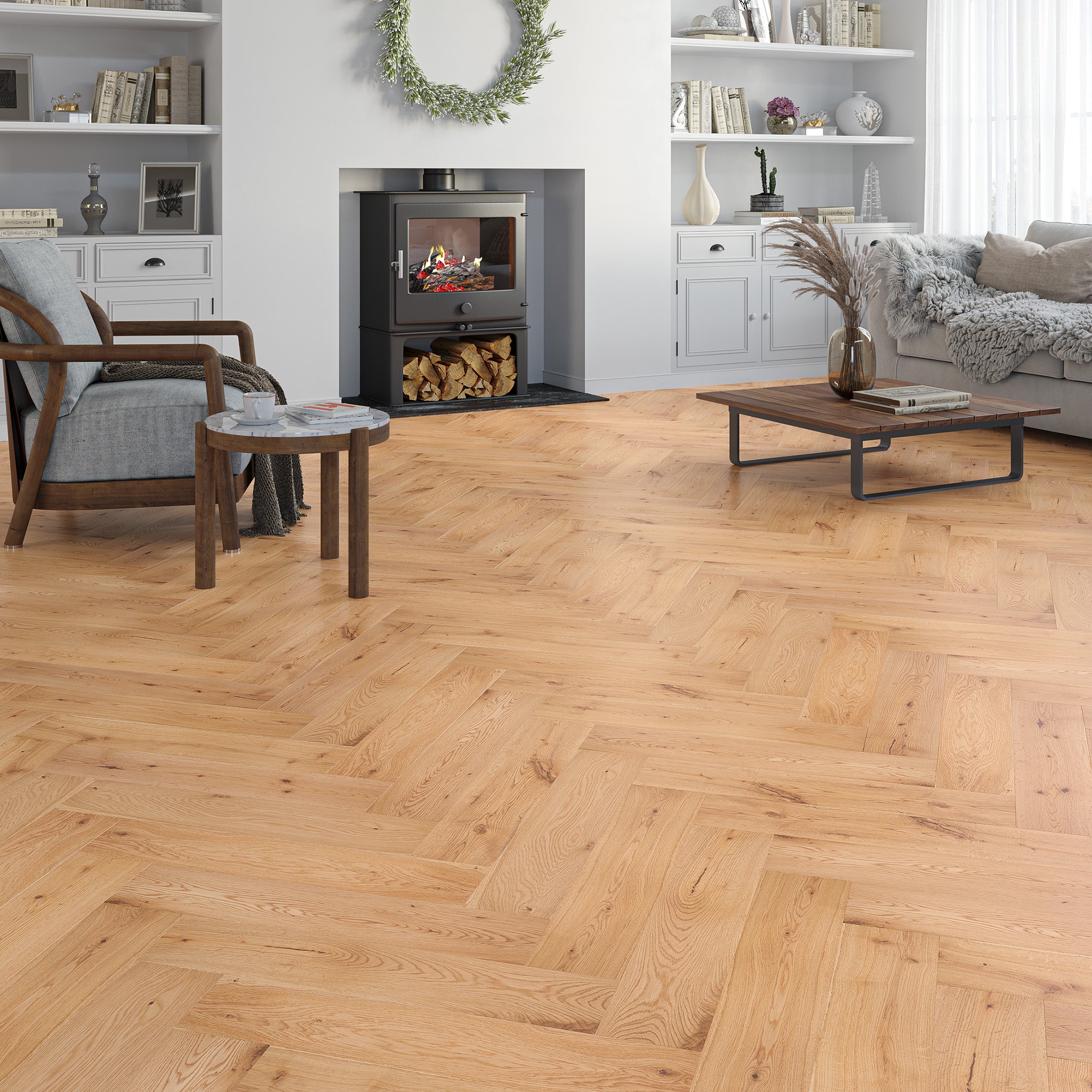 Freesia Herringbone Engineered