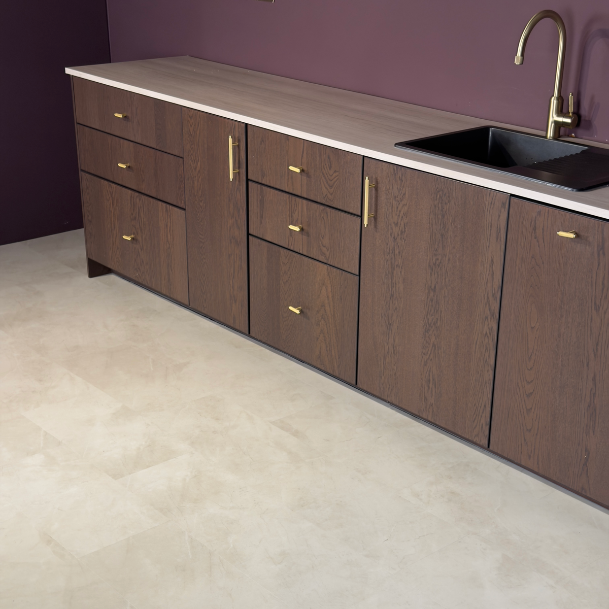 Moonstone Tile Effect Click Vinyl SPC