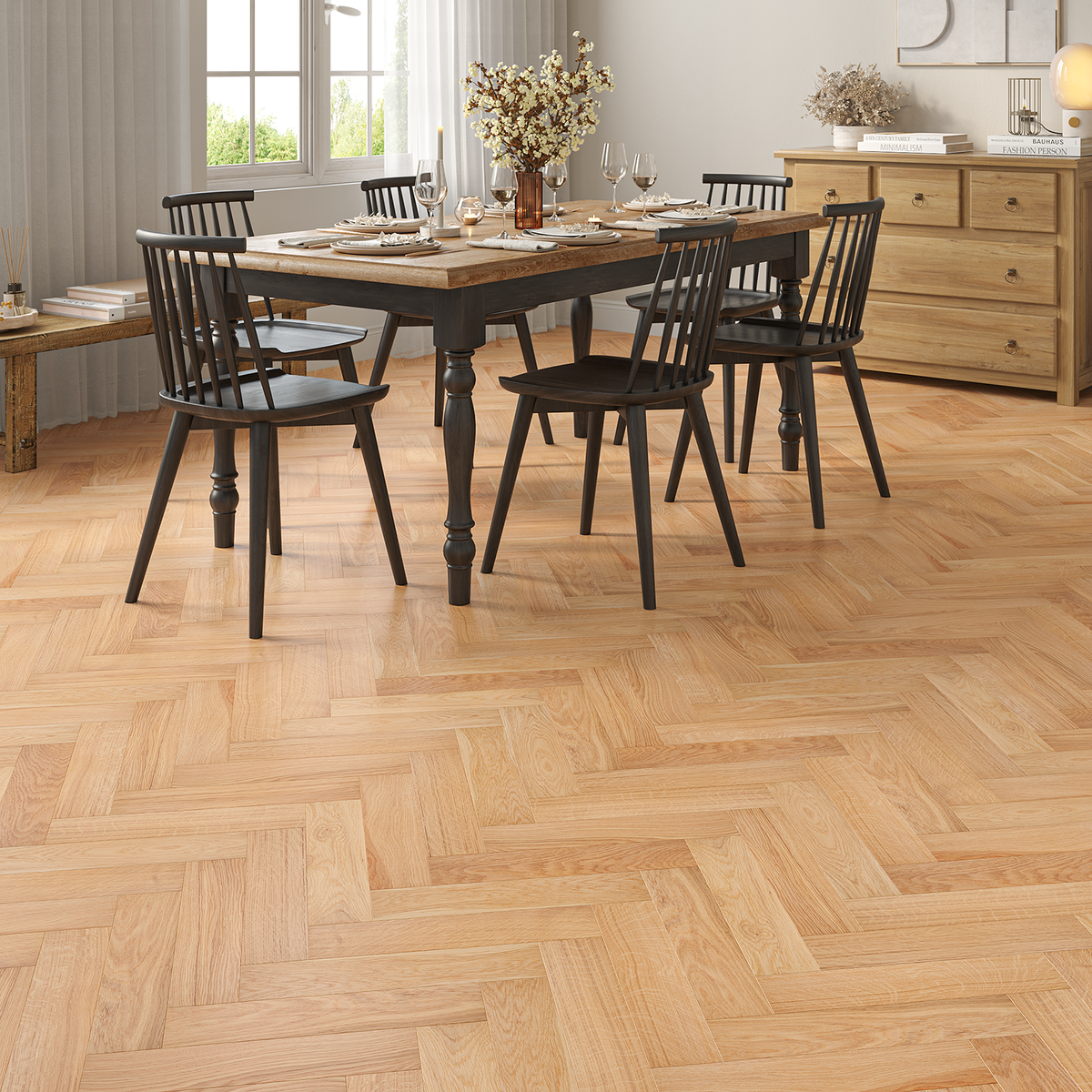 Sovereign Oak Herringbone Engineered