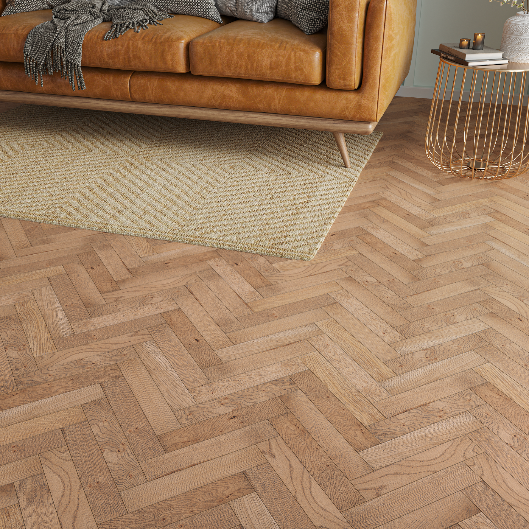 worn oak engineered