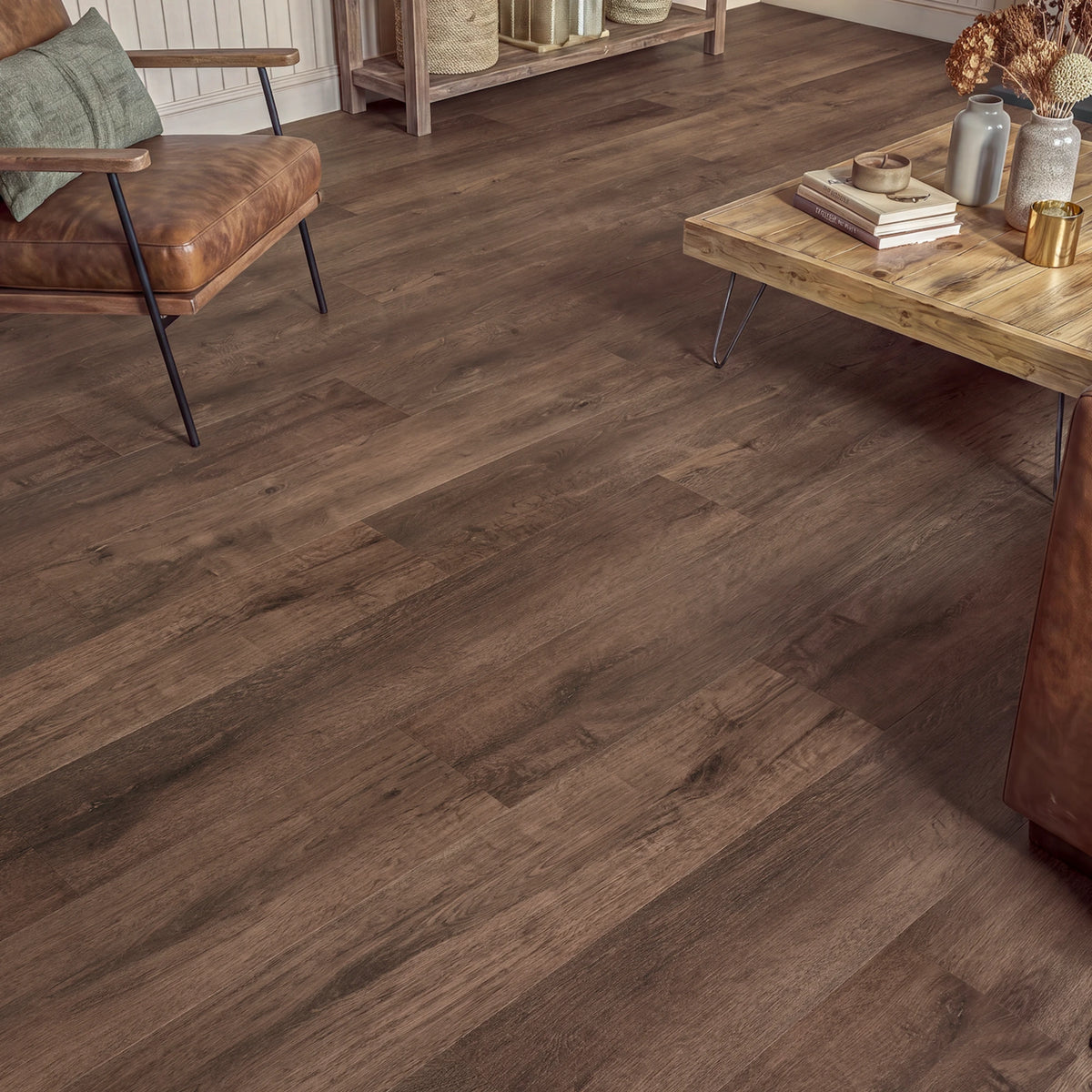 First Coffee Straight Glue Down LVT