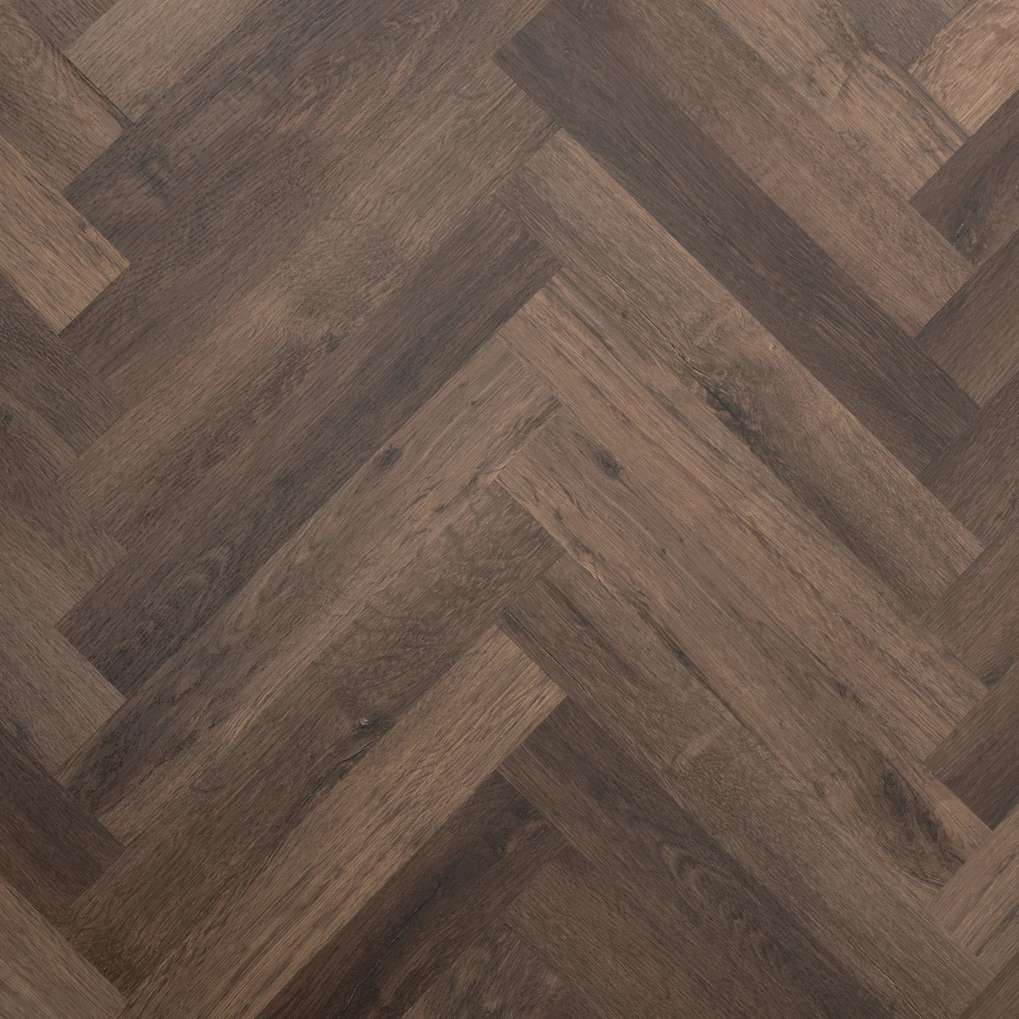 Coffee Date Herringbone Glue Down LVT