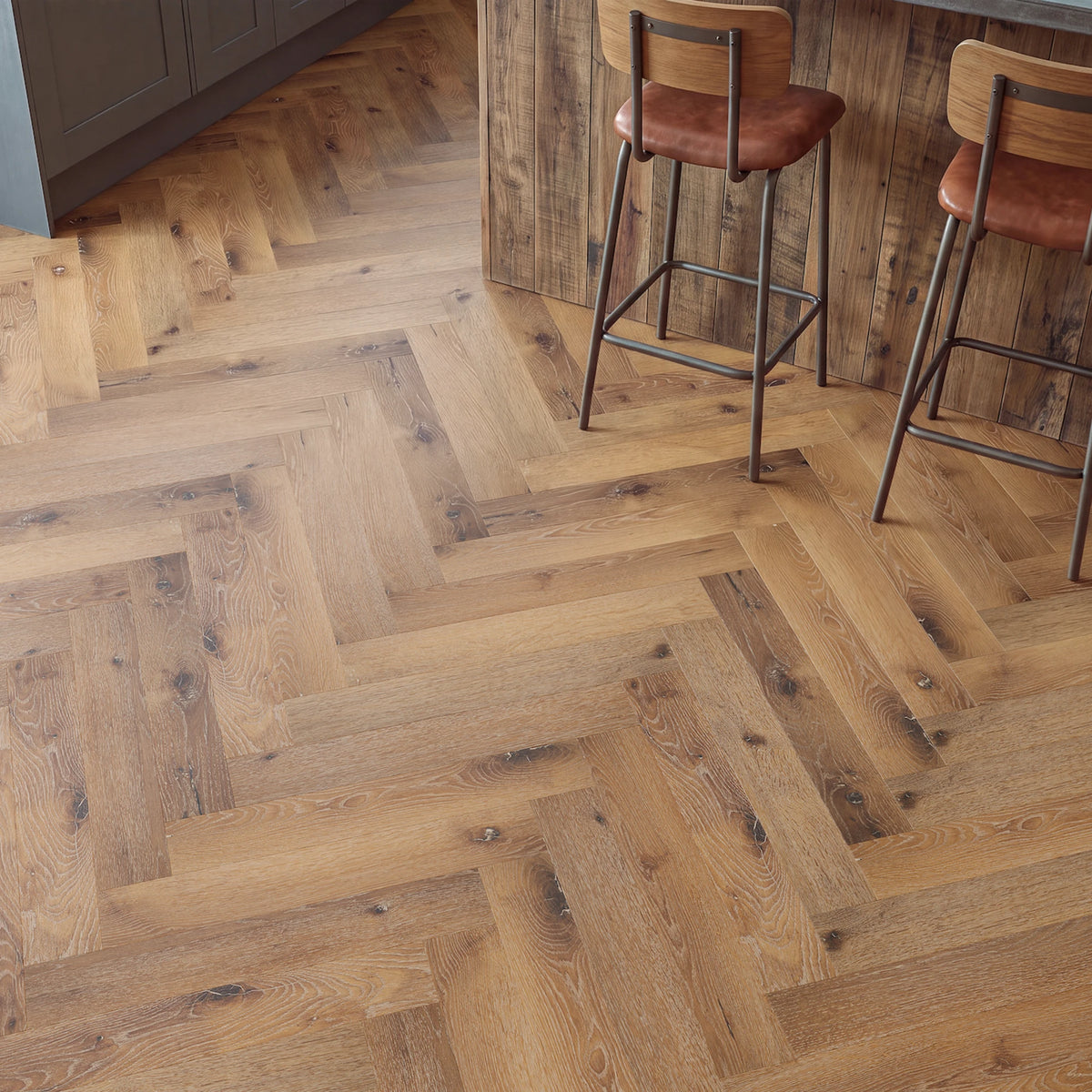 Golden Days Herringbone Glue Down LVT