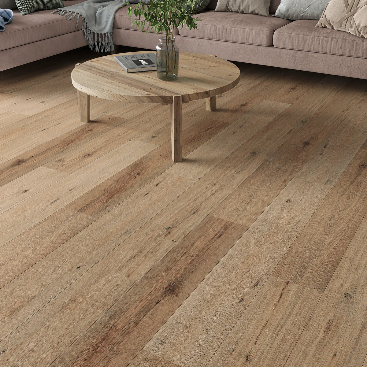 Kingswear Oak Straight Click Vinyl SPC