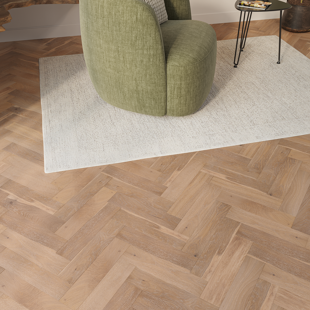 Lindenwood Oak Herringbone Engineered