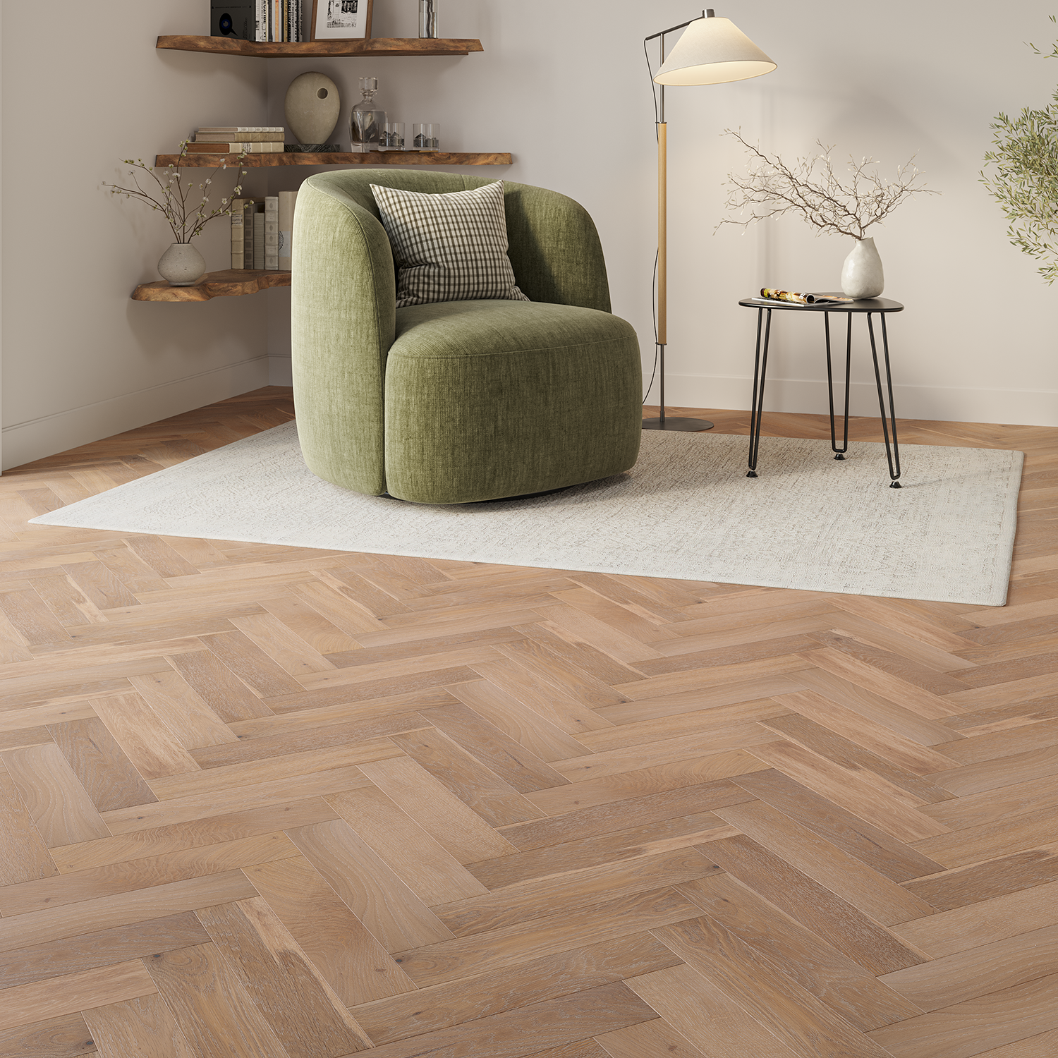 Lindenwood Oak Herringbone Engineered