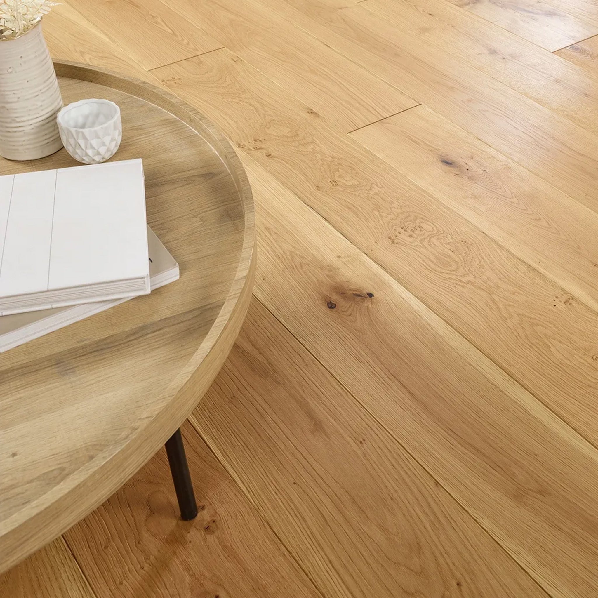 Natural Brushed & Oiled 15/4 x 190mm Straight Engineered