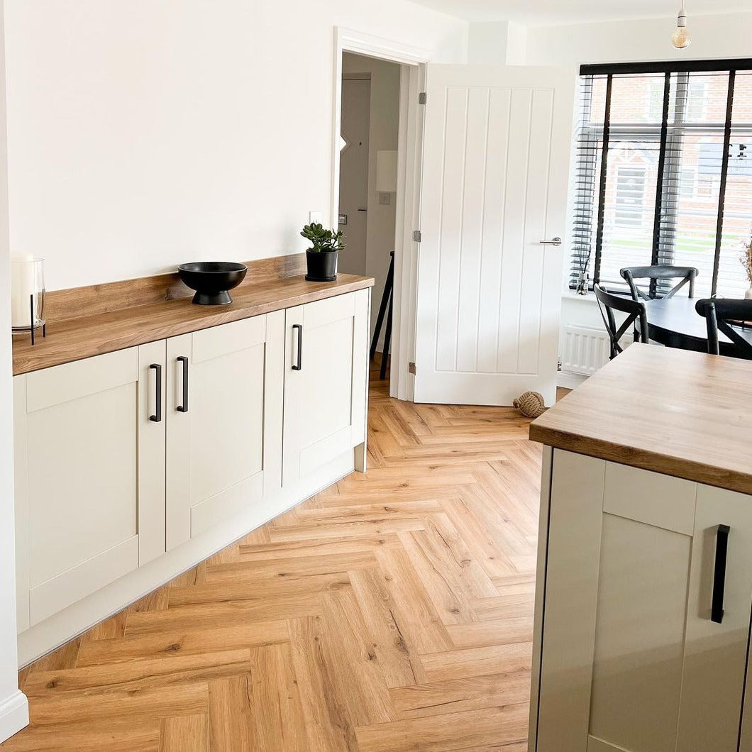 Ranch Oak 5mm Herringbone Waterproof Click Vinyl