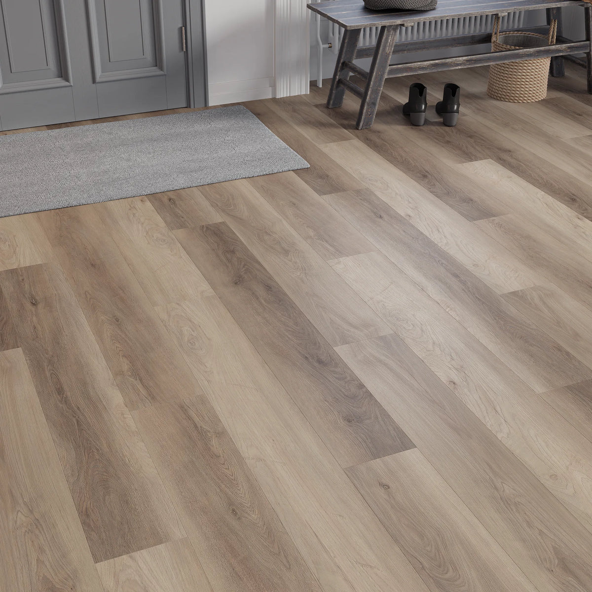 Tenby Oak Straight Click Vinyl SPC