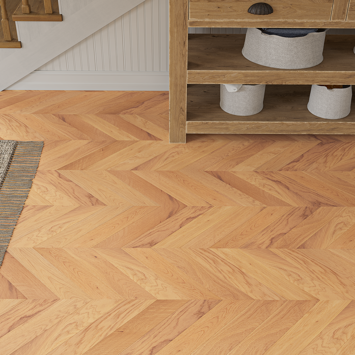 Stratton Oak Chevron Engineered