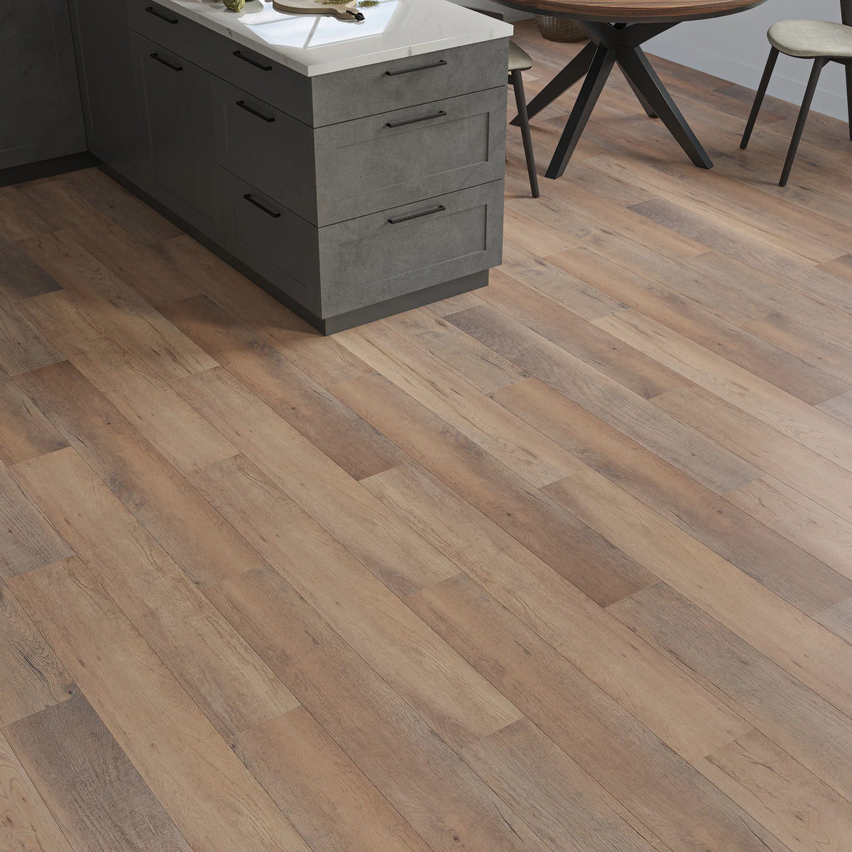 Fitzroy Oak Straight Click Vinyl SPC