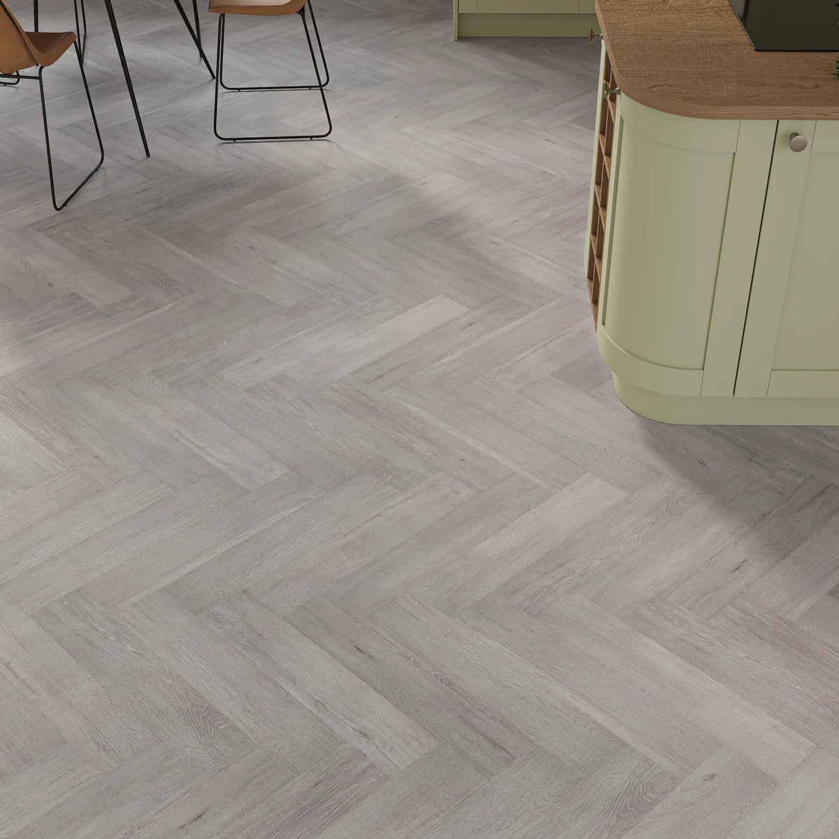 Brancaster Oak Herringbone Click Vinyl SPC