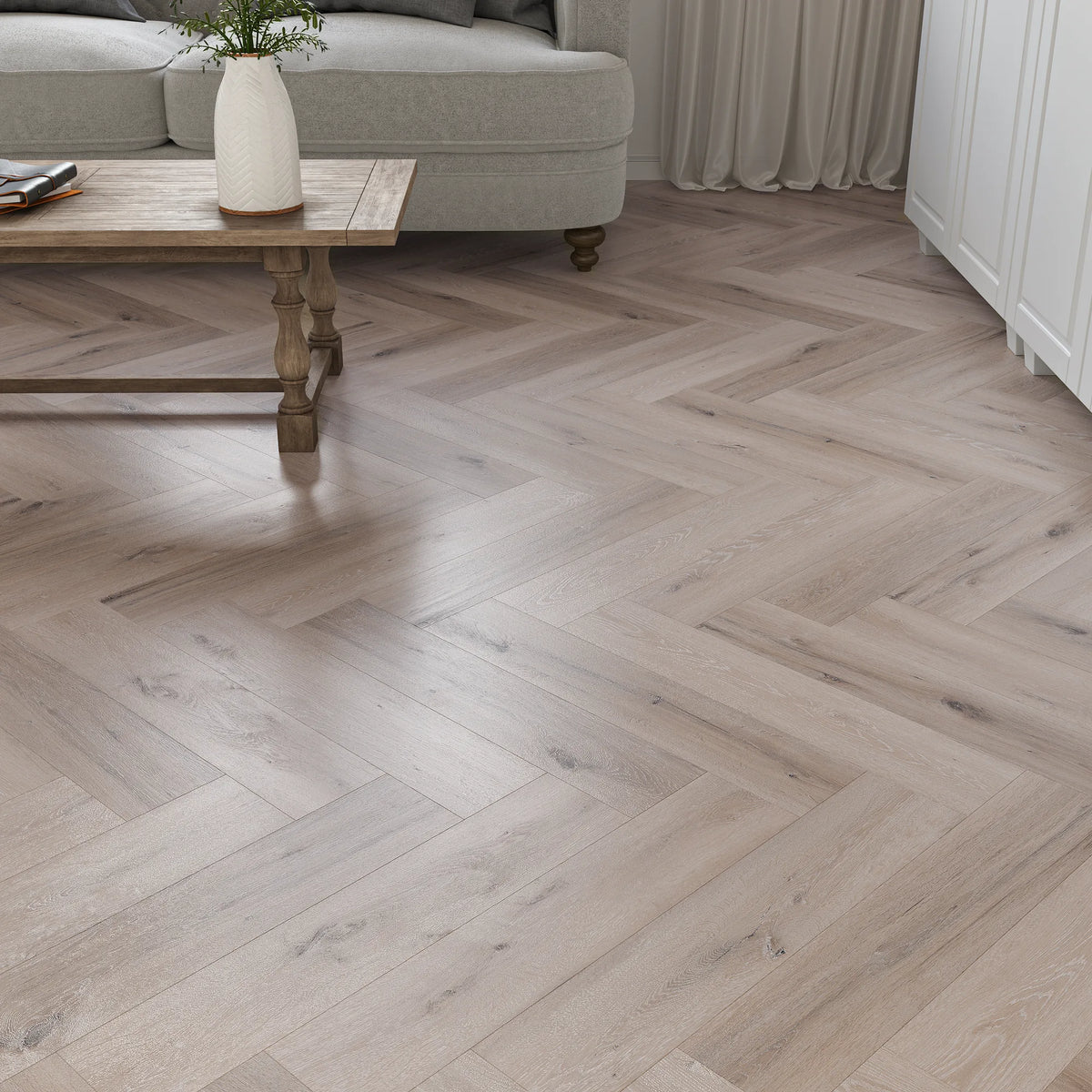 Montrose Oak Herringbone Click Vinyl SPC