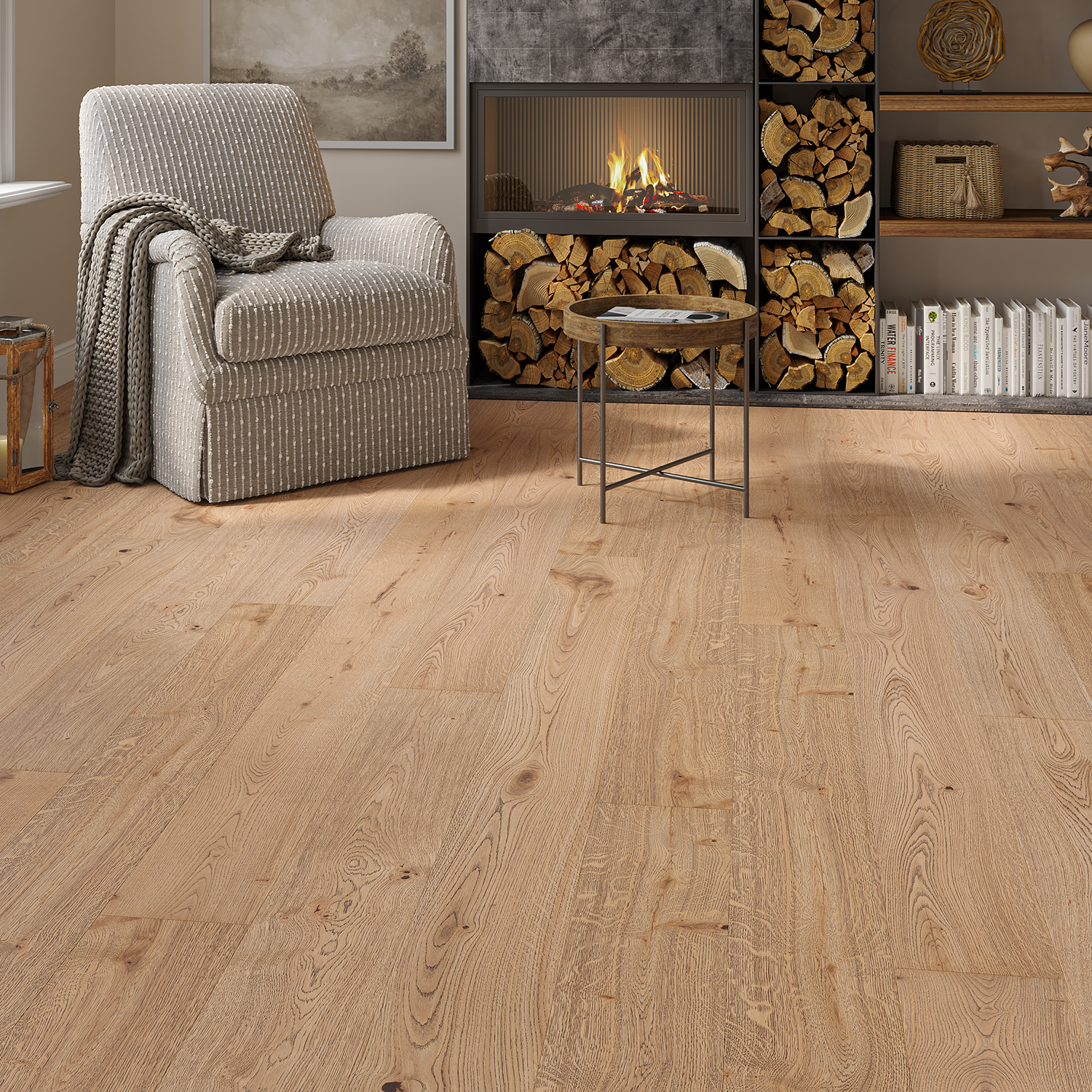 Blossom Oak Straight Engineered