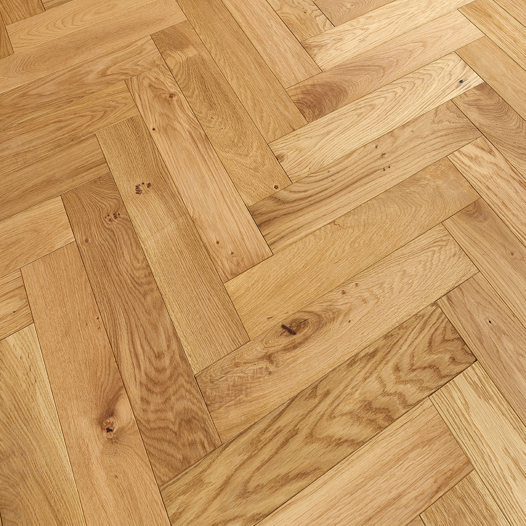 Brushed & Oiled Hardwax 18/5 x 100mm Herringbone Engineered