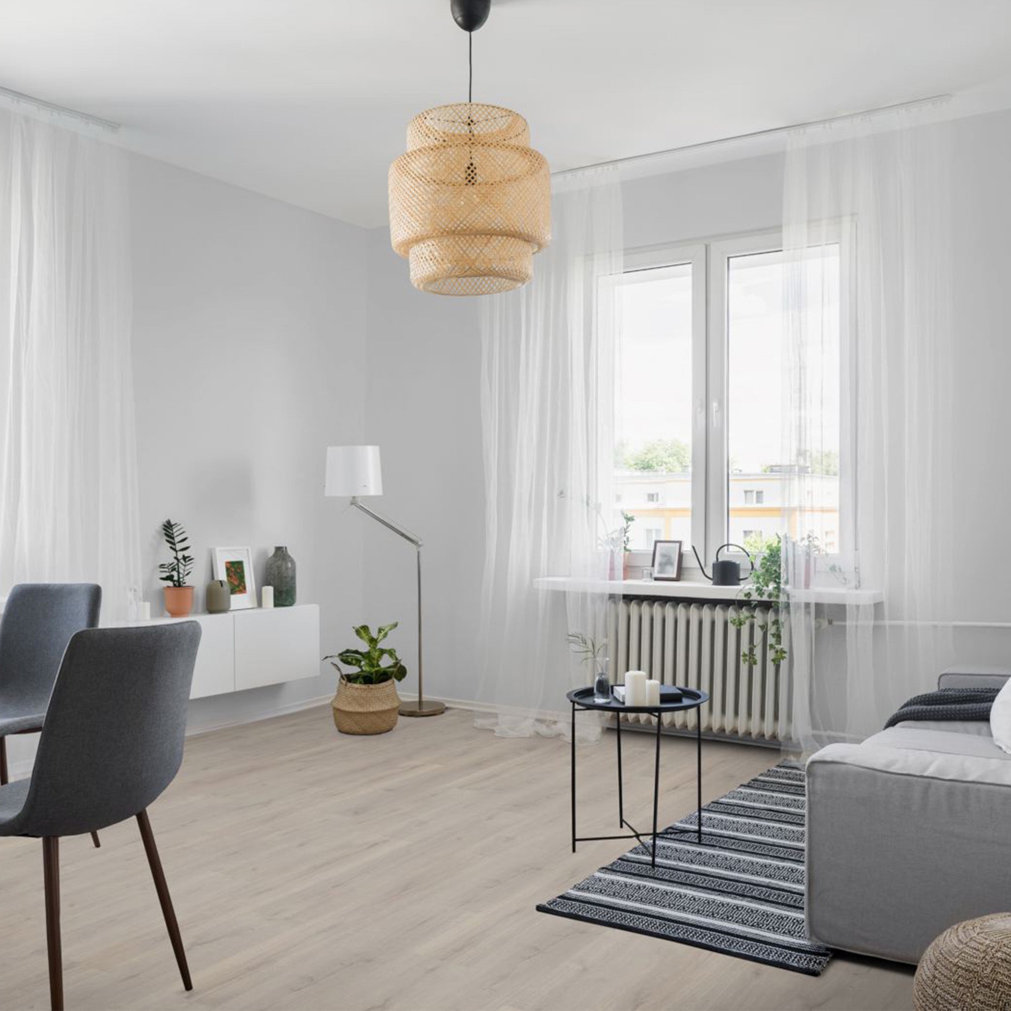 Bunny Oak Straight Waterproof Click Vinyl - Floor Street