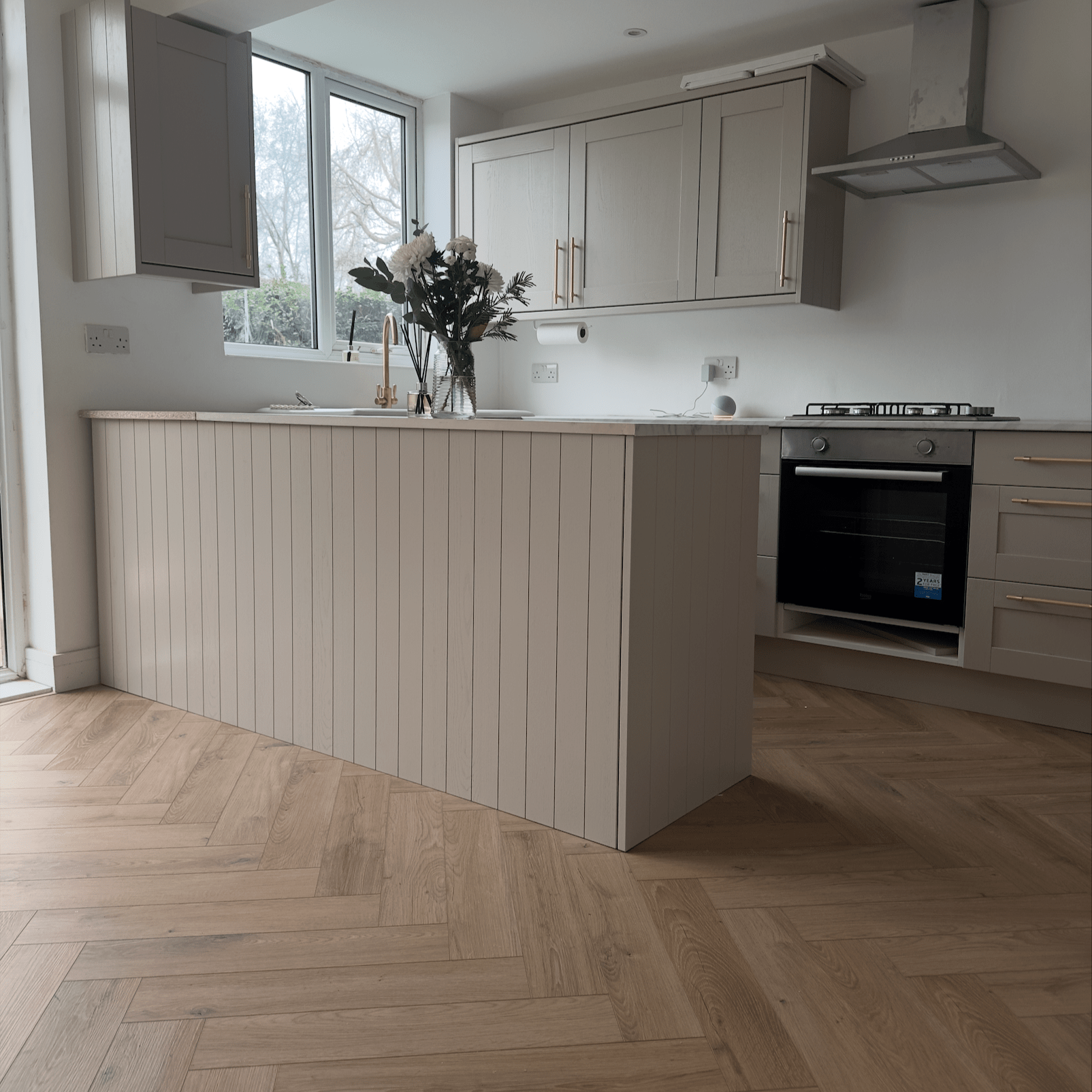 Buri Oak Herringbone Waterproof Click Vinyl - Floor Street