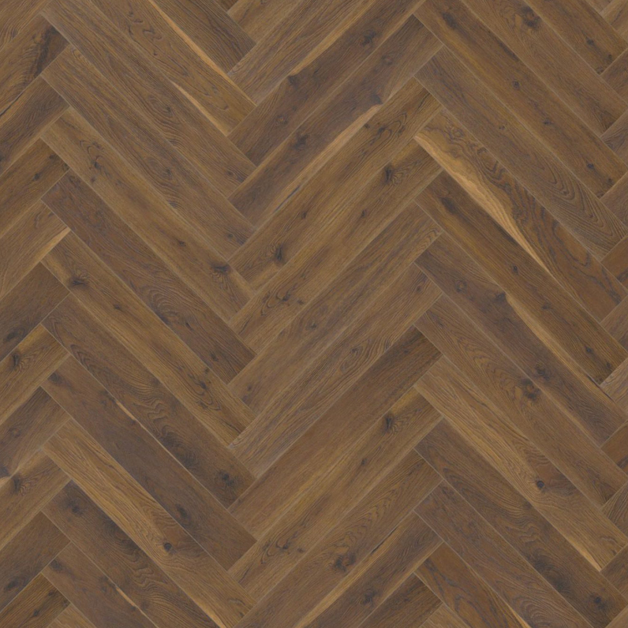 Chocolate Oak 12mm Herringbone Laminate - Floor Street