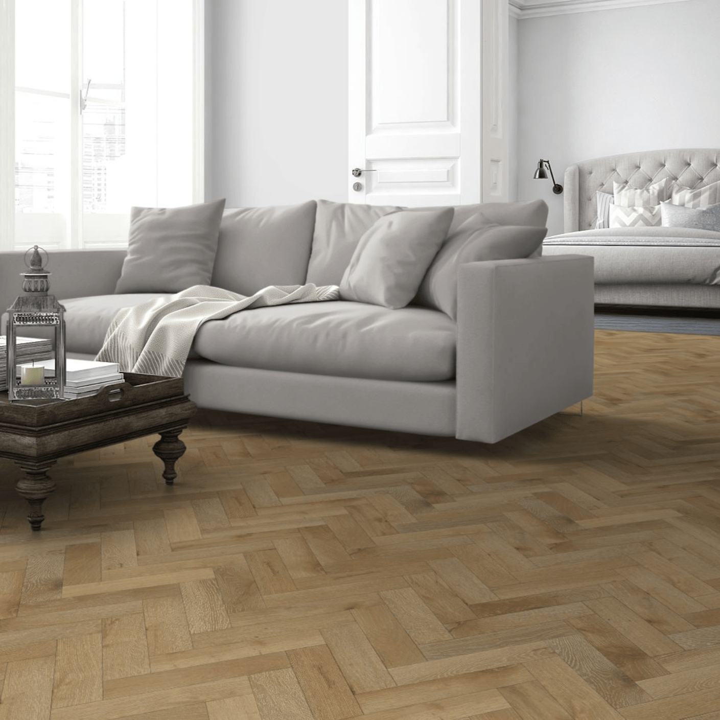Croissant 15/4 x 90mm Herringbone Engineered - Floor Street