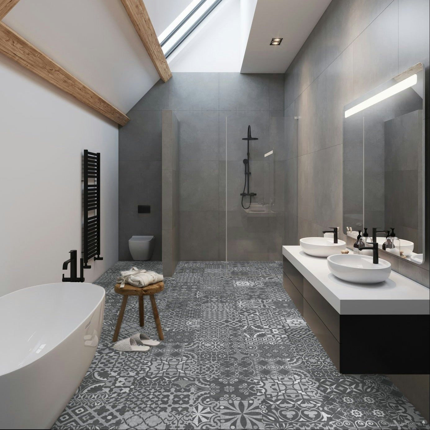 Falquon Stone Palazzo MT Tile Laminate - Floor Street