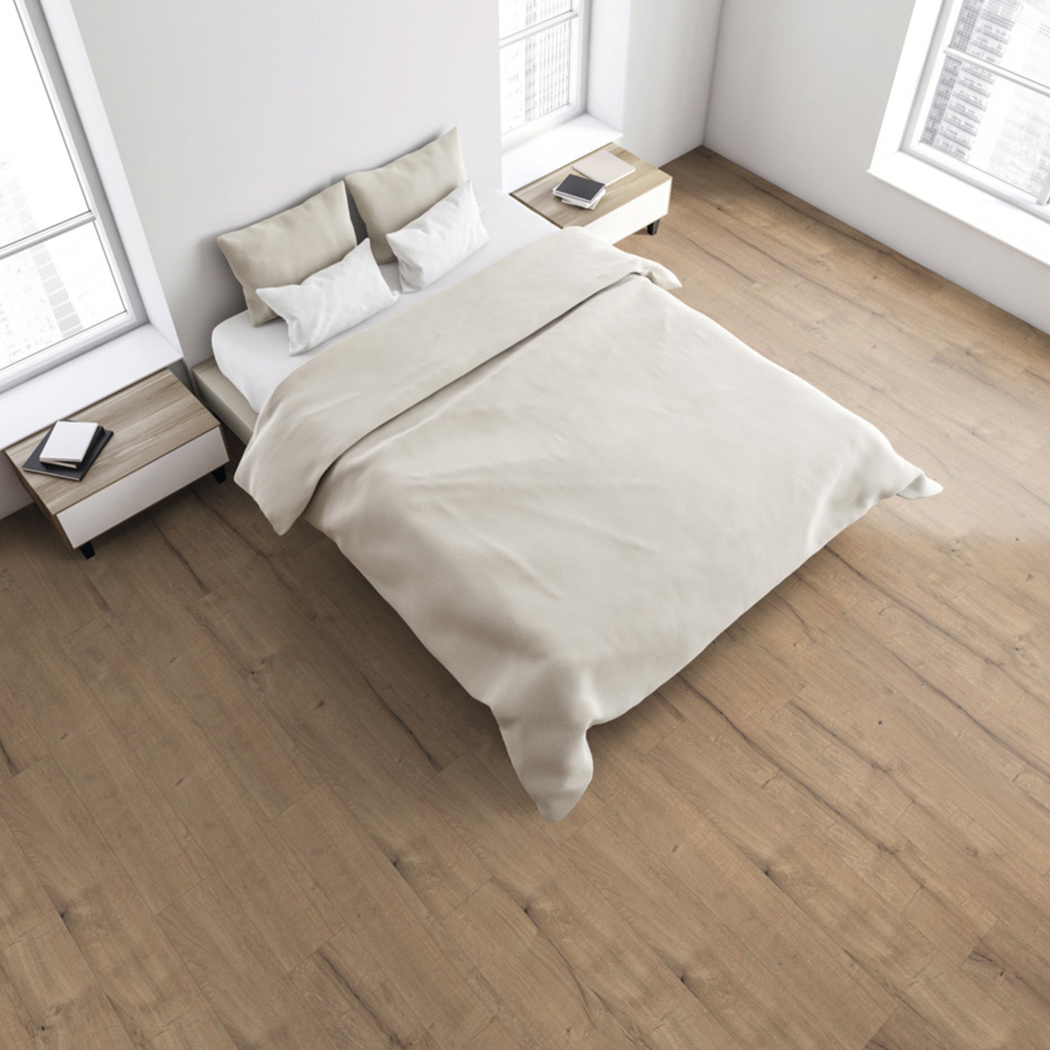 FLOORganic Oak Zermatt Liskamm 8.5mm Straight Waterproof Laminate - Floor Street