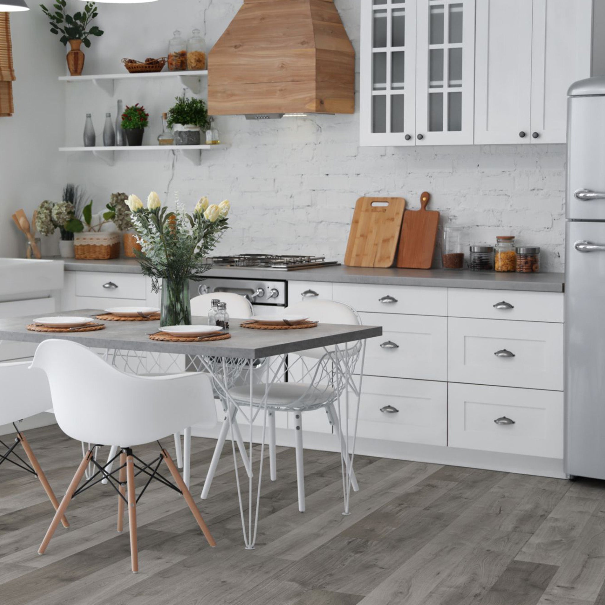 Gloss Up Town Straight 8mm Straight Laminate - Floor Street