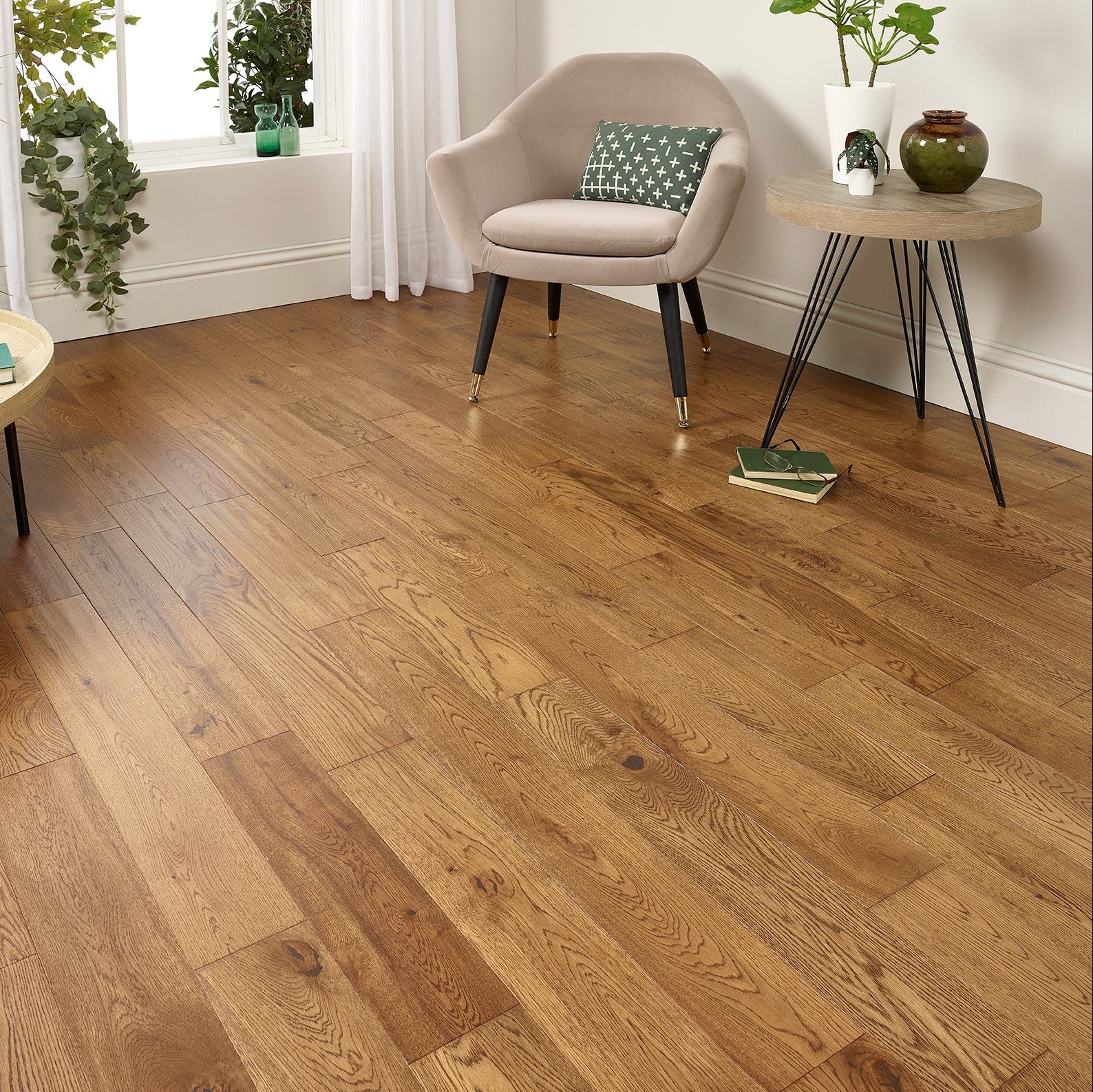 Golden Hand scrapped UV Lacquered - Floor Street