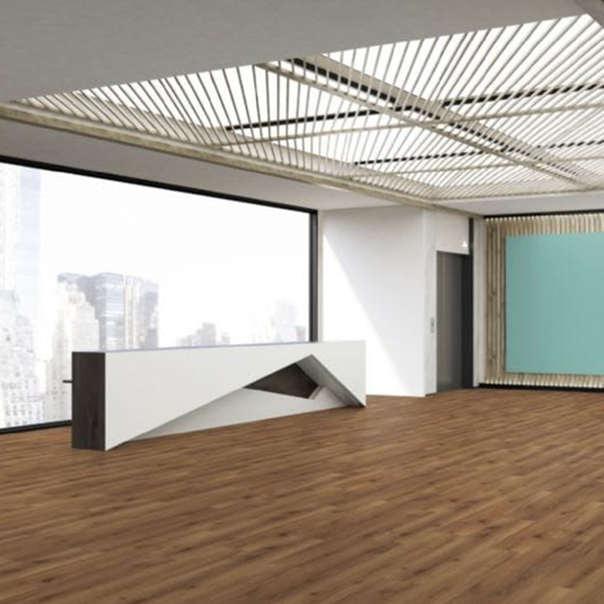 Heritage Oak 12mm Senior Straight Laminate - Floor Street