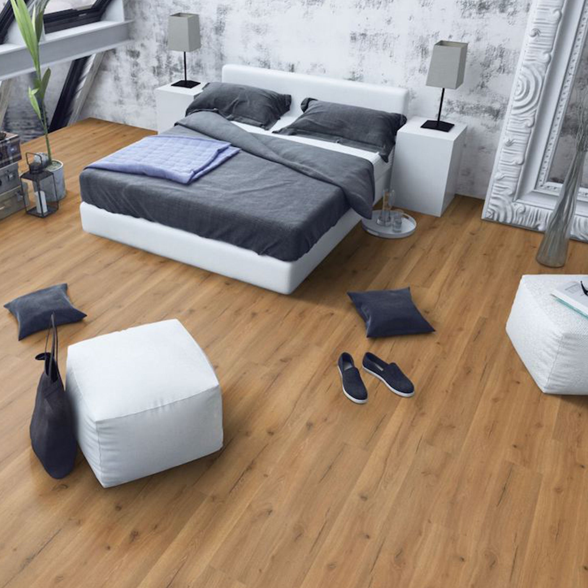 Ikura Oak Straight Waterproof Click Vinyl - Floor Street