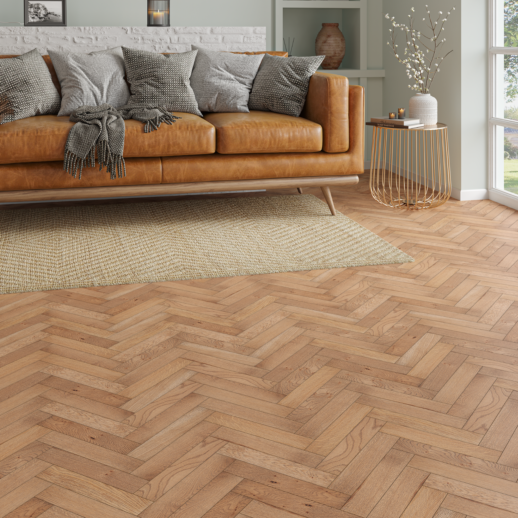 worn oak engineered