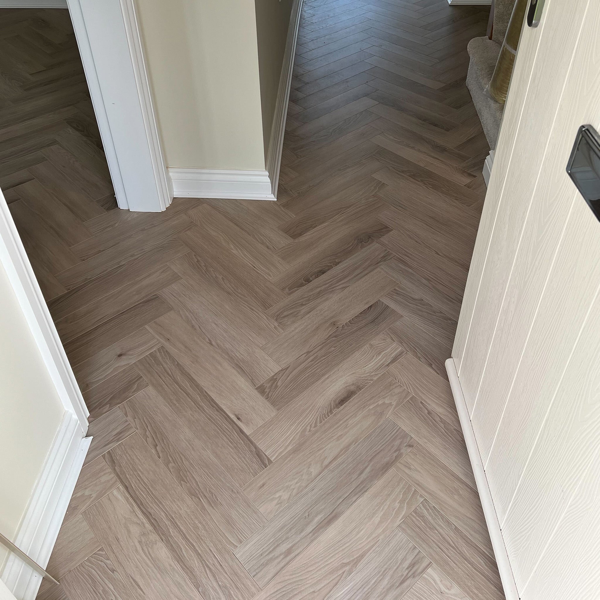 Malmo 12mm Herringbone Laminate - Floor Street