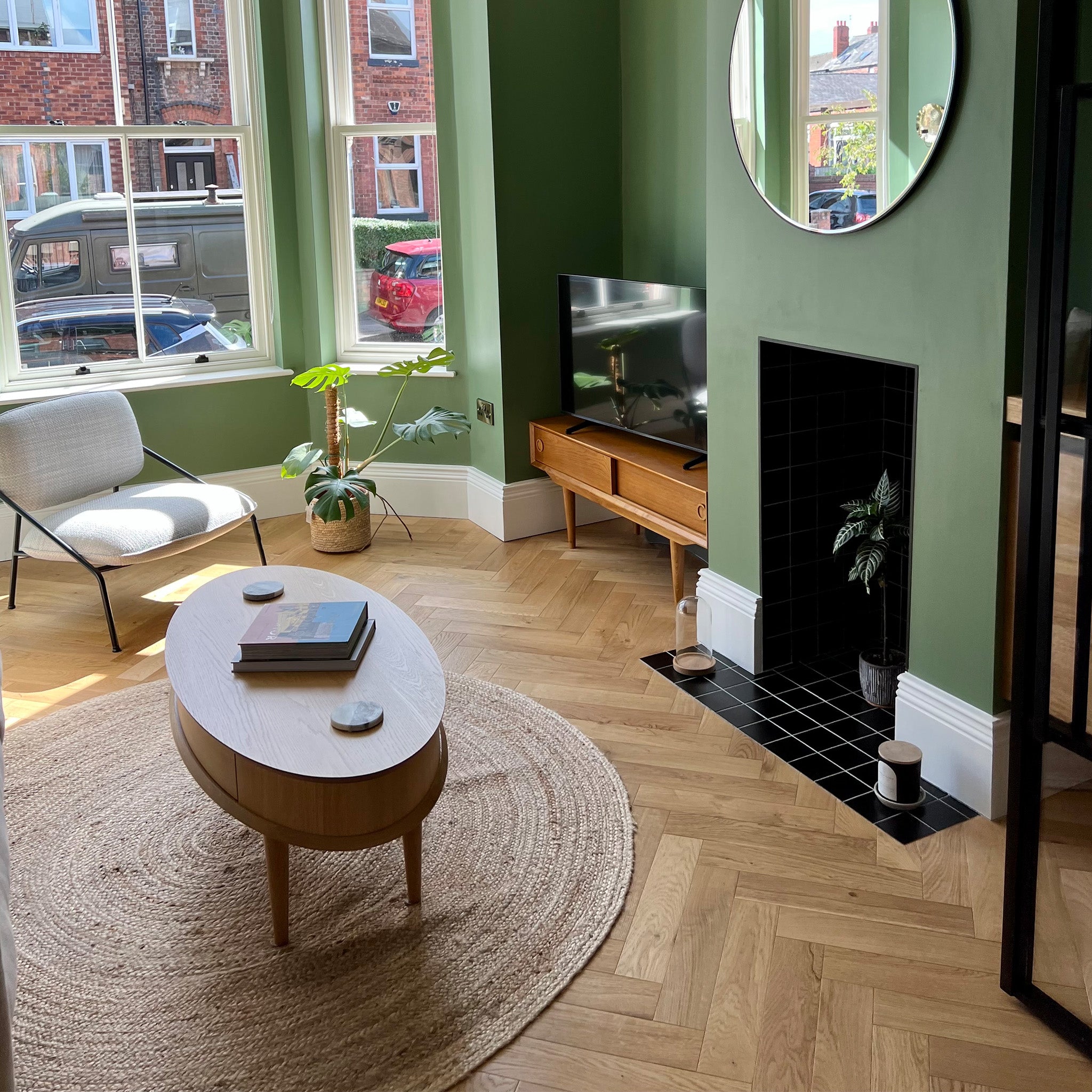 Natural Brushed UV Lacquered 15/4 x 90mm Herringbone Engineered