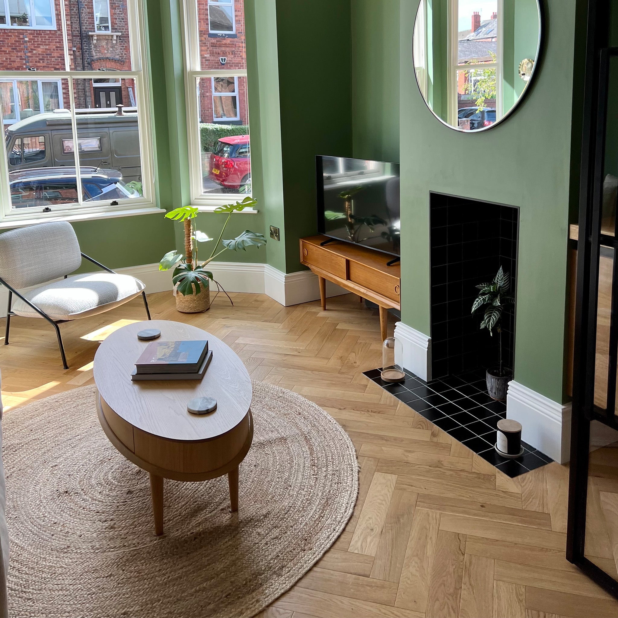 Natural Brushed UV Lacquered 15/4 x 90mm Herringbone Engineered - Floor Street