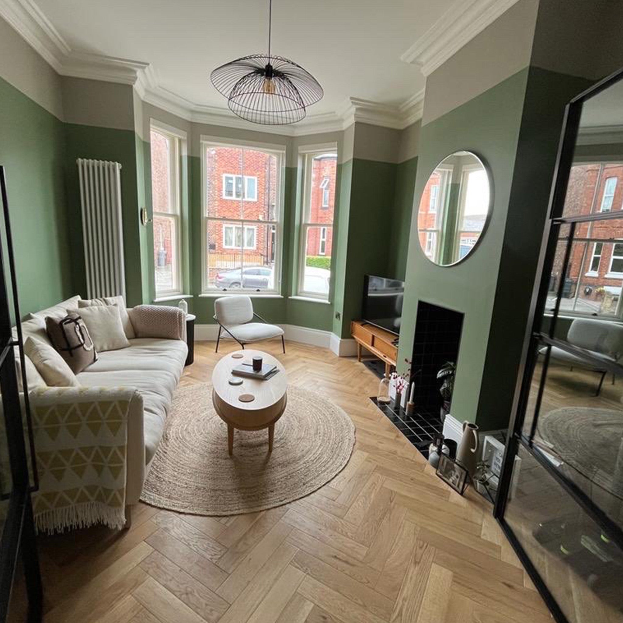 Natural Brushed UV Lacquered 15/4 x 90mm Herringbone Engineered - Floor Street