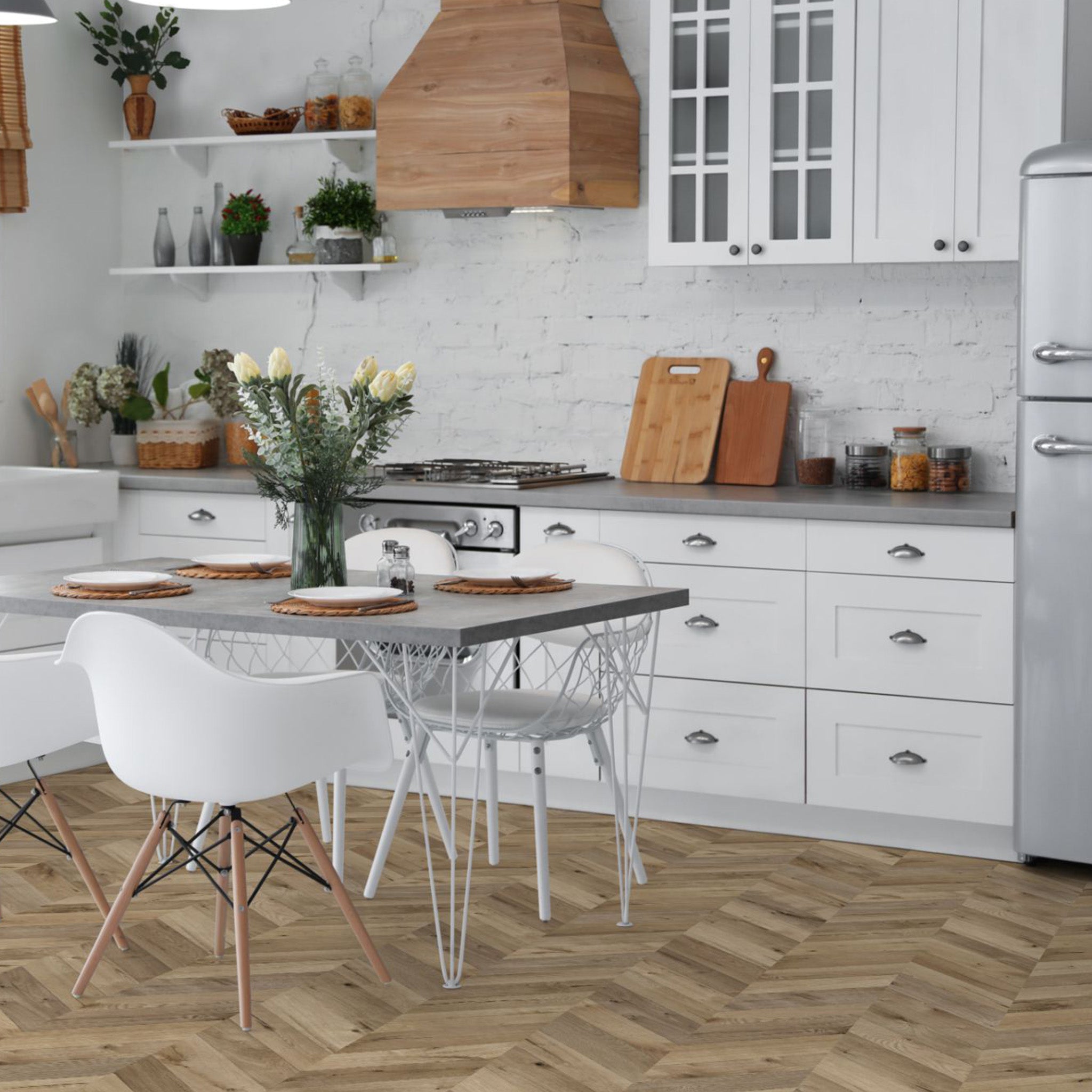 Oak Fortress Rochesta 8mm Straight Laminate - Floor Street