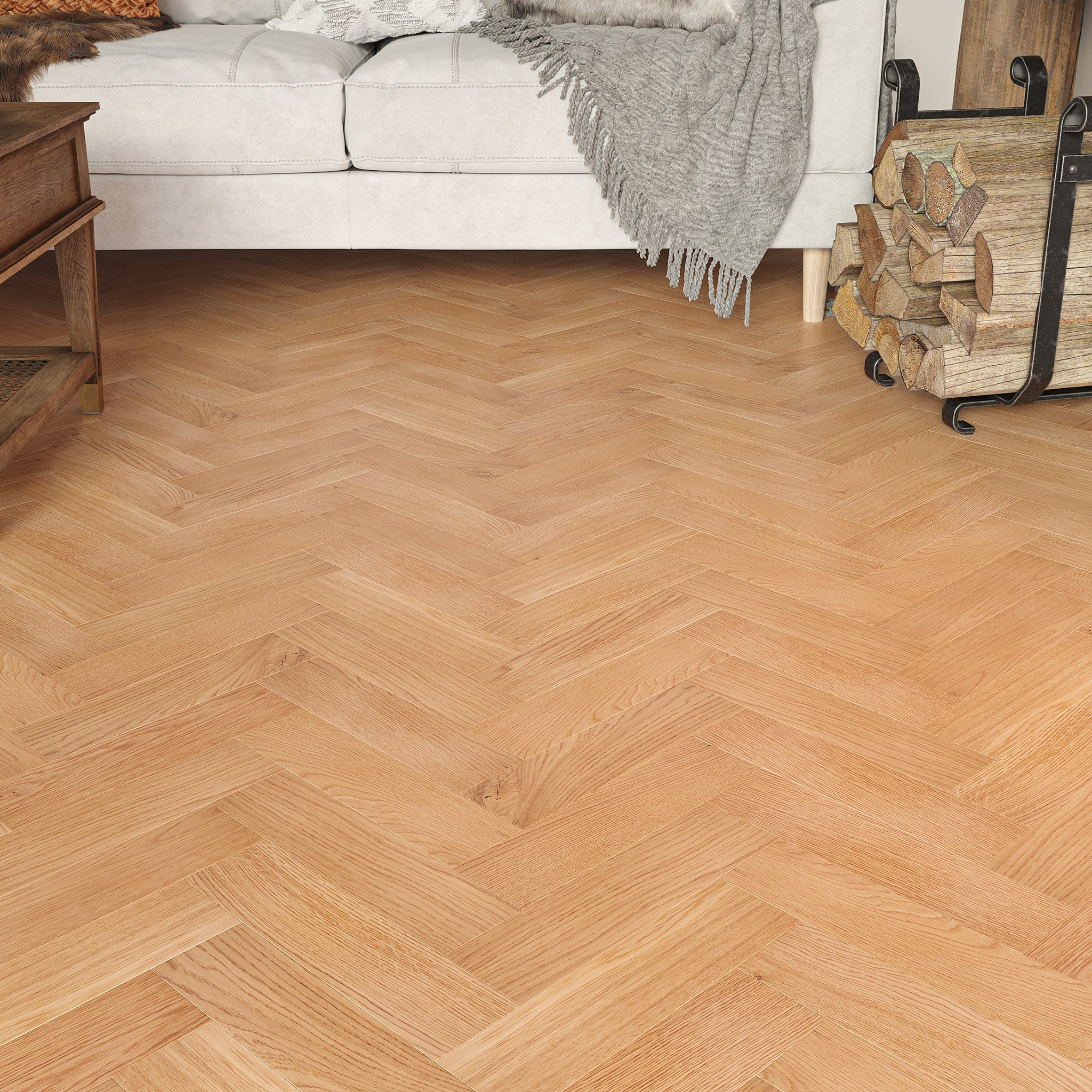 Peony Oak Herringbone Engineered - Floor Street
